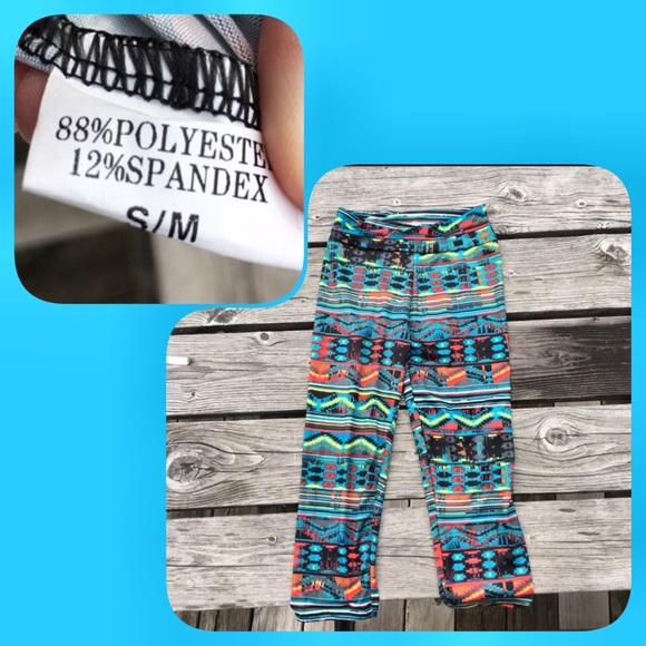 ❌DONATED ❌ Blue stripe capri! NEW! - Picture 3 of 5