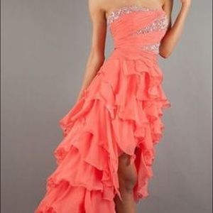Prom dress! Cache. Size four! Corset back