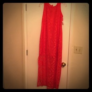 Maxi lace dress. Size small.