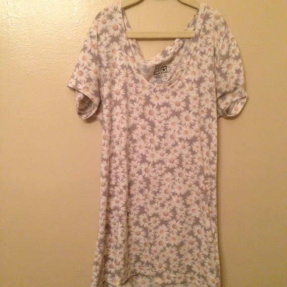 Sunflower printed v neck shirt