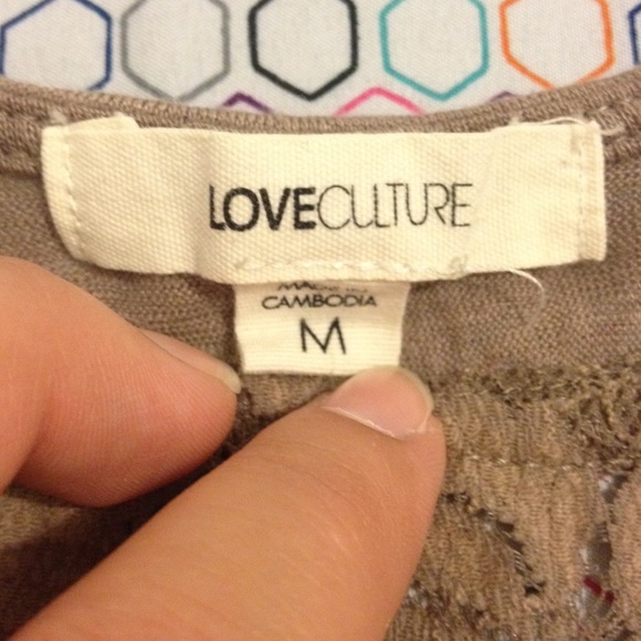 Beige Embroidered Fashionable Pullover - Picture 2 of 3