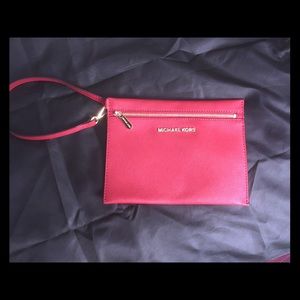 Authenic Michael Kors Red Wristlet
