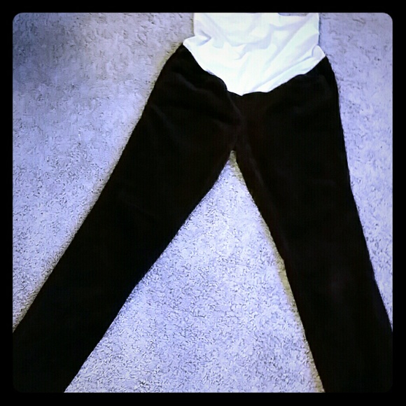 LOFT maternity maroon courdaroy pants