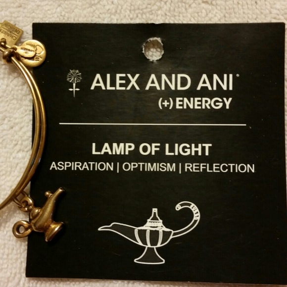 Alex and Ani lamp of light bracelet