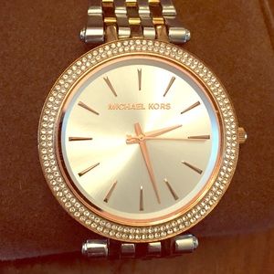 Michael Kors Rose Gold diamond watch