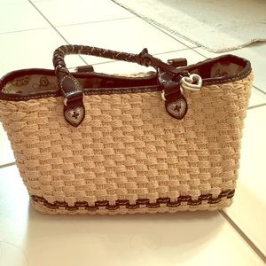 Brighton straw purse