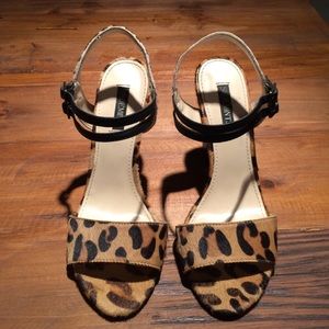 Shoemint animal print sandals