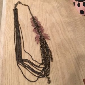 Gorgeous Lia Sophia necklace rose gold