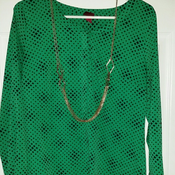 Long Sleeve Chiffon Top