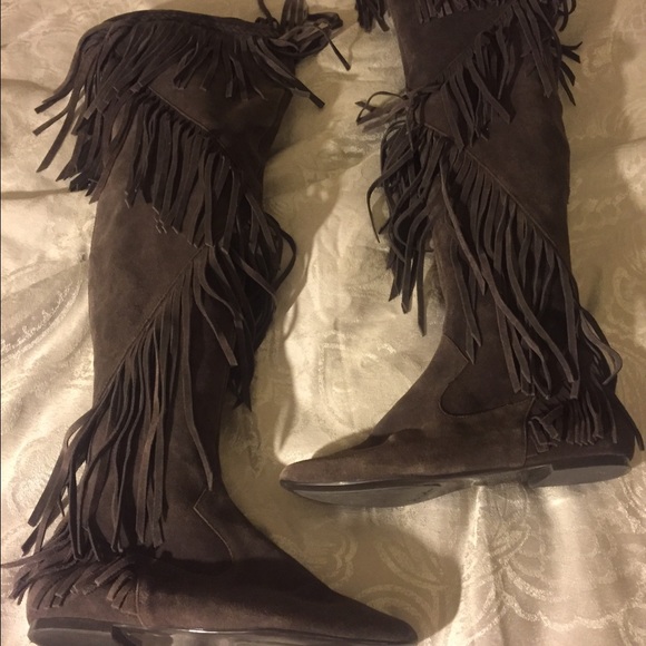 SOLD---Sam Edelman URI fringe boots 6.5 - Picture 4 of 4