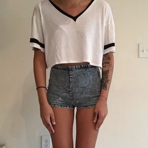 Jersey crop top