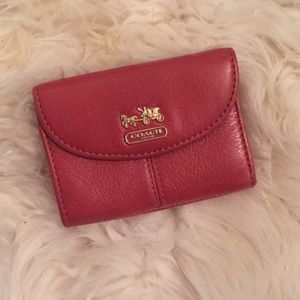 Coach mini wallet/ ID holder
