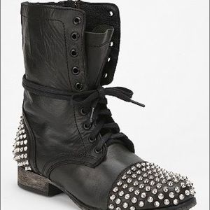 Steve Madden studded trooper boots