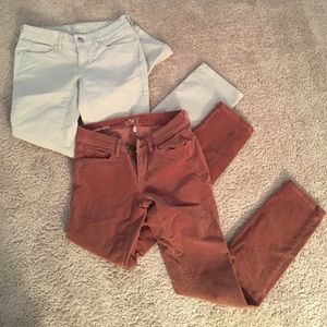 Loft Lot of 2 Courderoy Pants