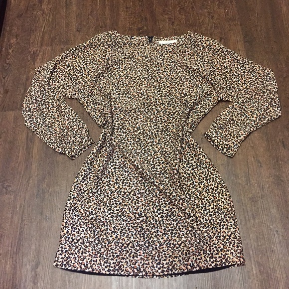 LOFT Leopard Shift Dress - Picture 4 of 4