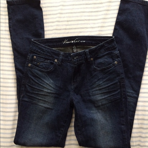 Kenneth Cole Dark Blue Skinny Jeans Size 25