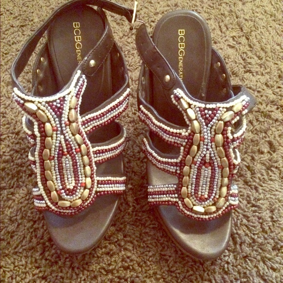 BCBGeneration Shoes - NWOT Embellished heels