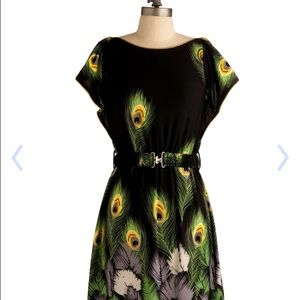 Modcloth ahead of the flock dress. Small. Nwot