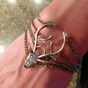 Vintage Dear head bracelet