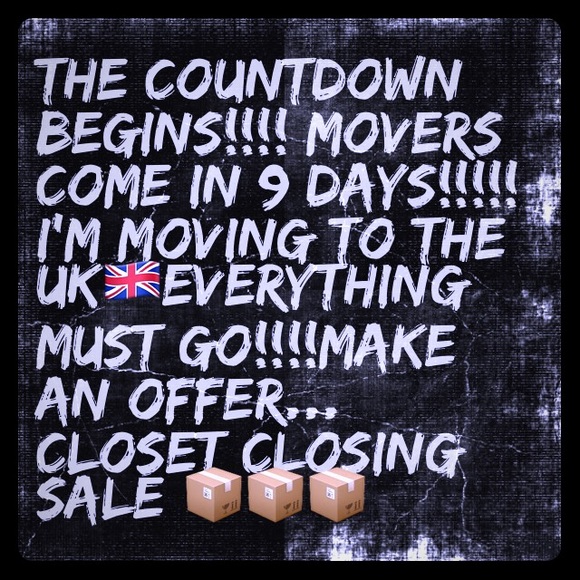 Moving sale!