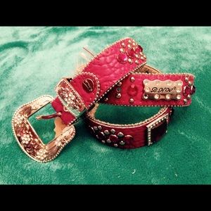 Kids western bling belt!!! So cute!