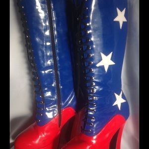 Red, White,& Blue Boots