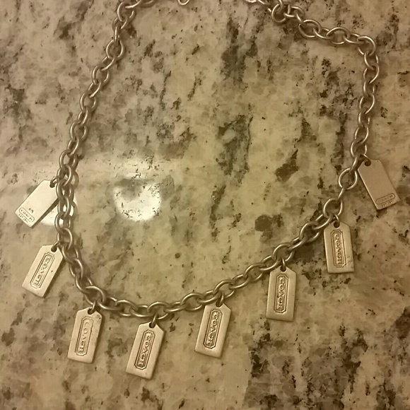 Coach necklace and bracelet