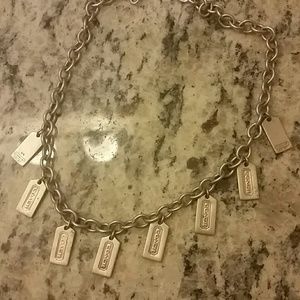 Coach necklace and bracelet