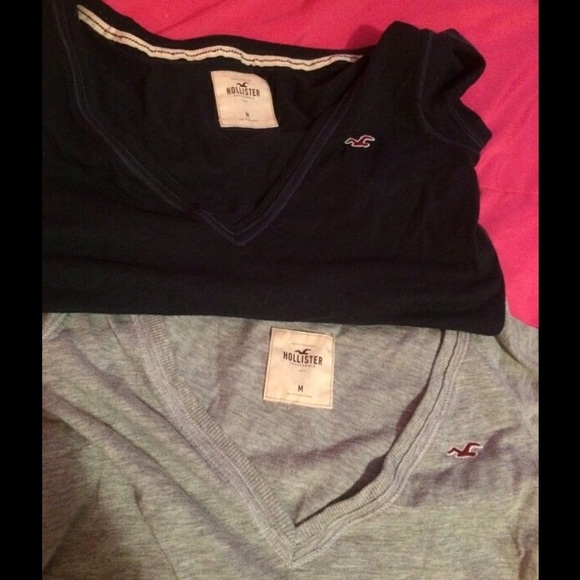 hollister v neck shirts