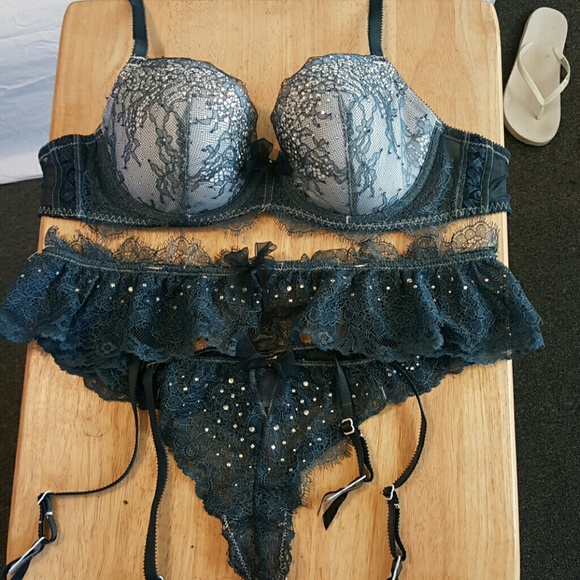 Navy Blue Victoria Secret Limited Edition Lingerie