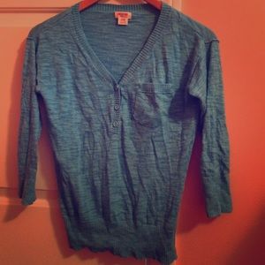 Blue sweater top