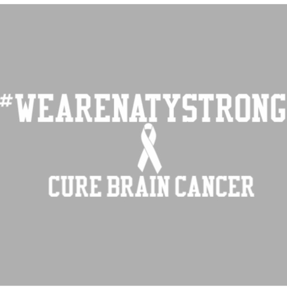 Cure brain cancer 100% cotton T-shirt - Picture 3 of 3