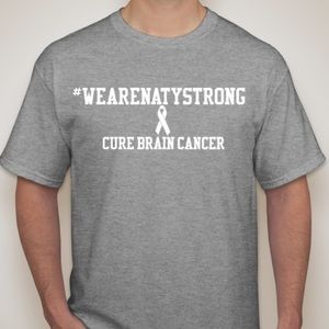 Cure brain cancer 100% cotton T-shirt