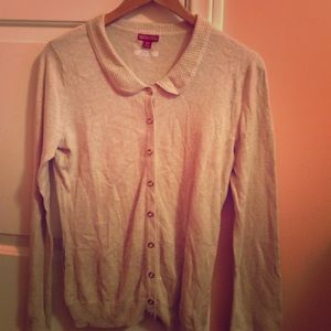 Tan cardigan