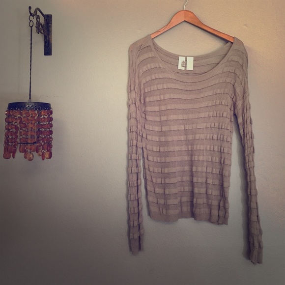 CLEARING OUT SALE - Lightweight Taupe Sweater