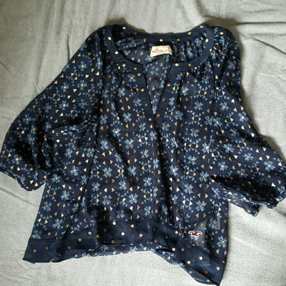 Hollister Print Blouse - Picture 2 of 4
