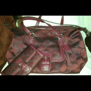Coach Campbell bag w/wallet