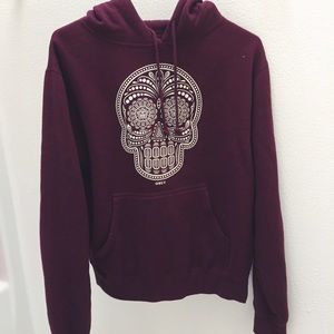 Never worn Obey Skull Hoodie (Glow in the Dark)