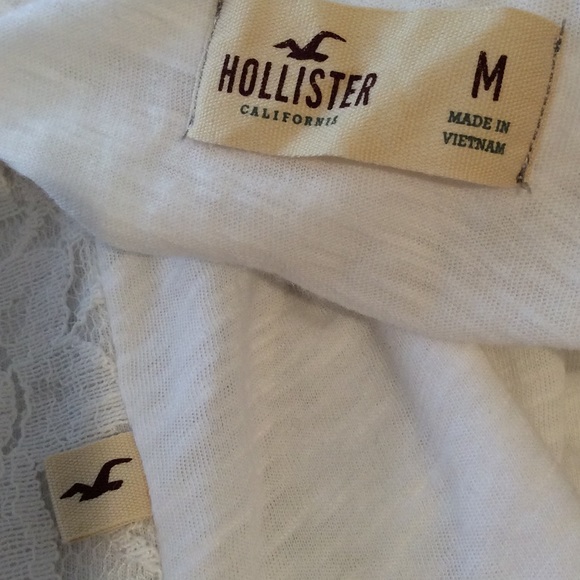 🚫BUNDLED🚫💗Hollister Lace Button Down Tank💗 - Picture 3 of 3