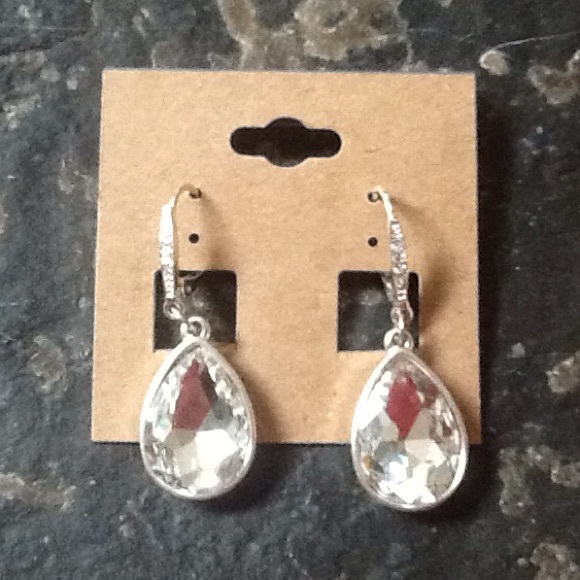 Handmade Silver Swarovski crystal dangles