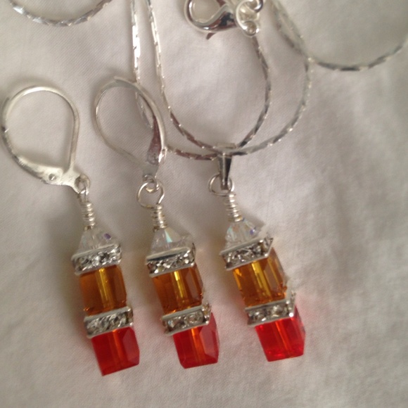 Earring pendant sets - Picture 3 of 4