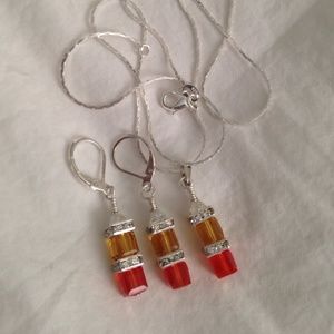 Earring pendant sets
