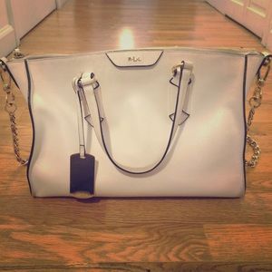 White Ralph Lauren Leather Purse