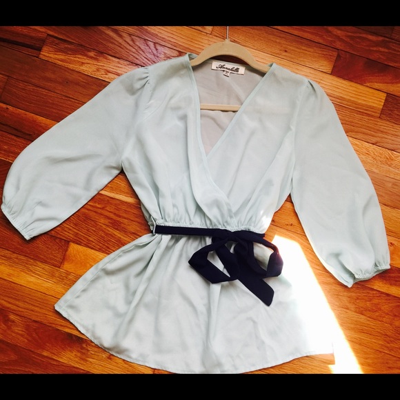 Tiffany Blue Blouse