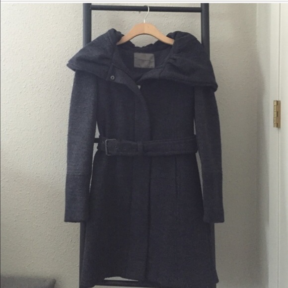 Zara Basic Coat with Hood