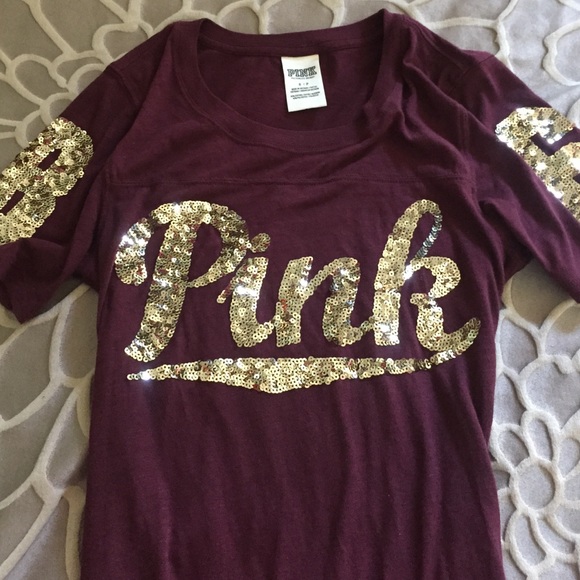 PINK sparkly top! Looks new!
