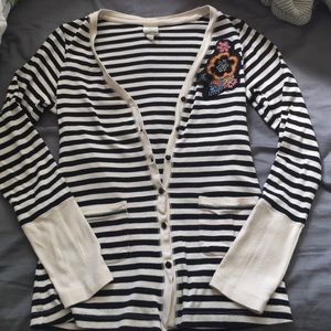 Anthropologie Tiny brand striped cardigan