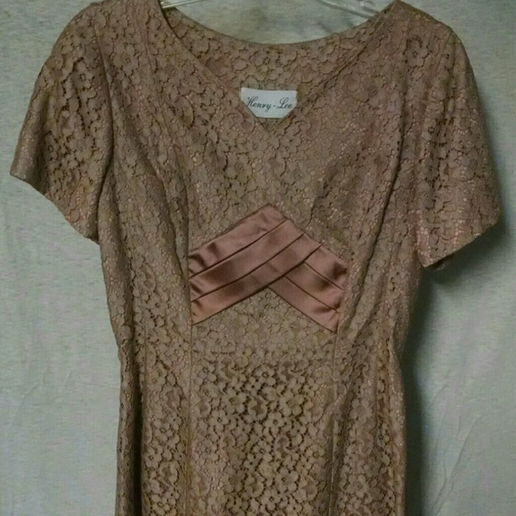 Vintage Rose-Colored Dress