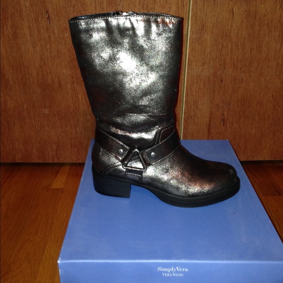 Simply Vera by Vera Wang, metallic boots