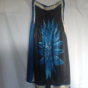 Strapless summer dress